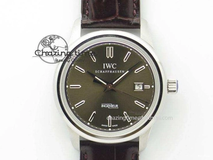 MIROTIME 0511 GoodFit Portofino SCHAFFHAUSEN SS MKF 1:1 V2 Best Edition Black Dial On Black Leather Strap A 7350